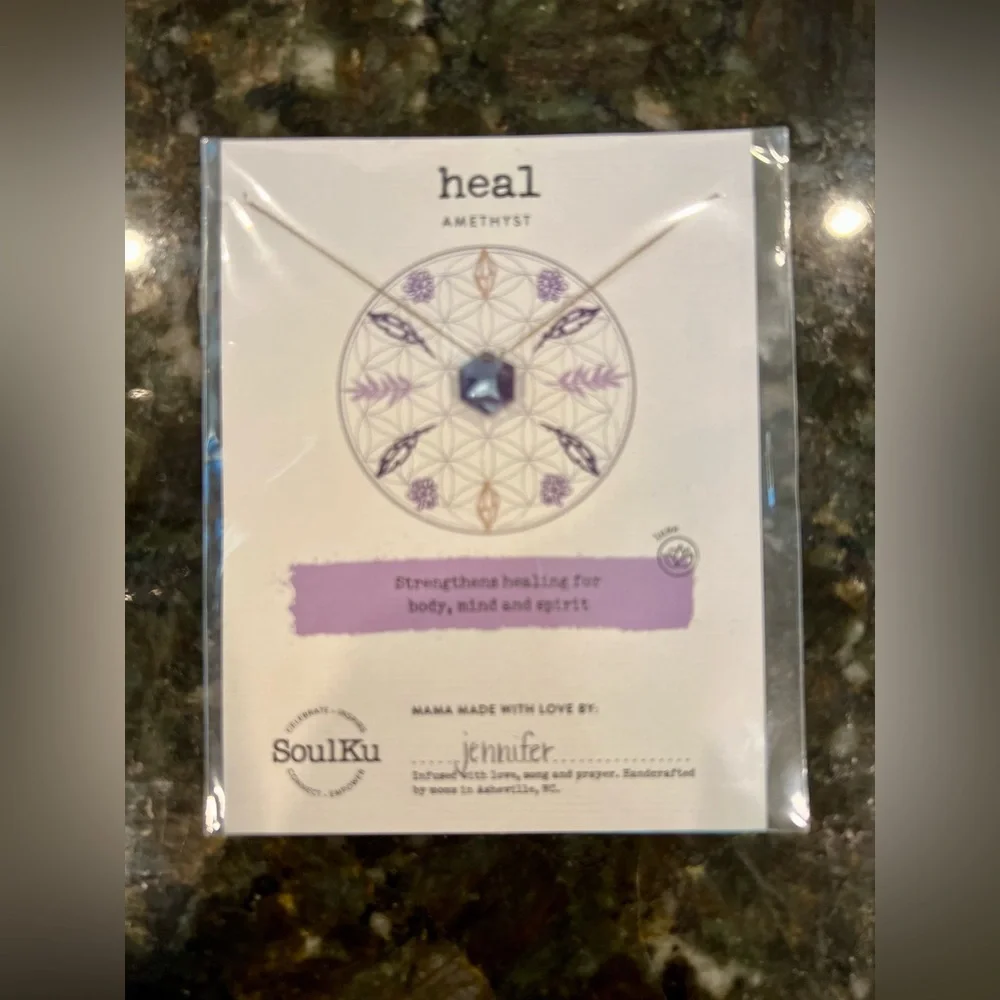 Amethyst necklace - Picture 6 of 7